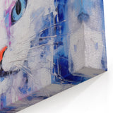 Vibrant Cat Wall Art - Cute Cat Decor, Canvas & Framed Prints Available