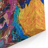 Vibrant Animal Figurative Abstract Art - Colorful Modern Wall Decor