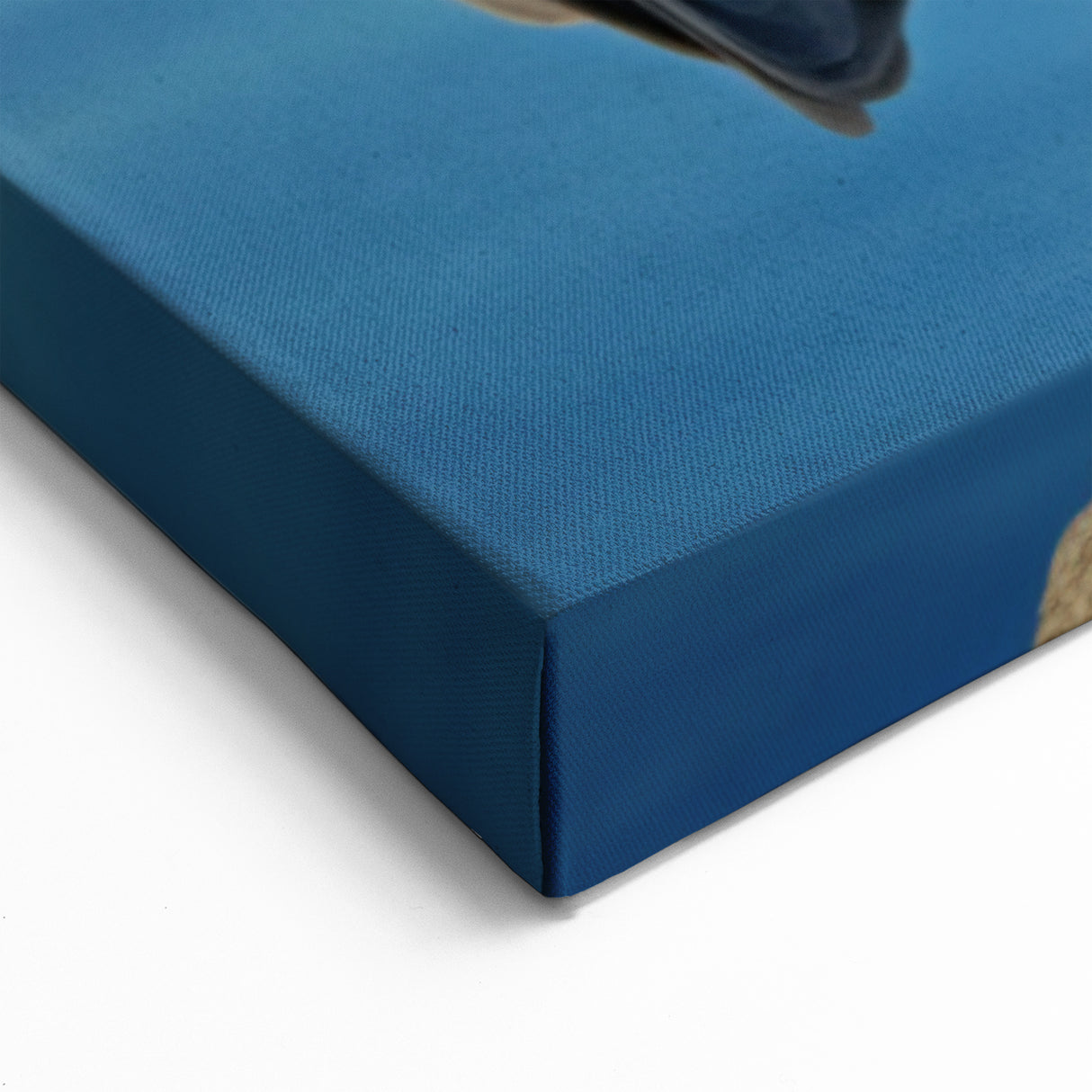 Heron Art Print - Serene Heron on Rocks Canvas for Coastal Decor