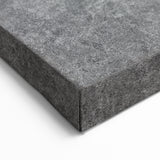 Chic Grey and White Marble Abstract Art - Strokes and Lines Canvas