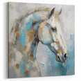 Elegant Horse Figurative Abstract Art - Modern Equine Wall Decor