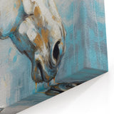 Elegant Horse Figurative Abstract Art - Modern Equine Wall Decor