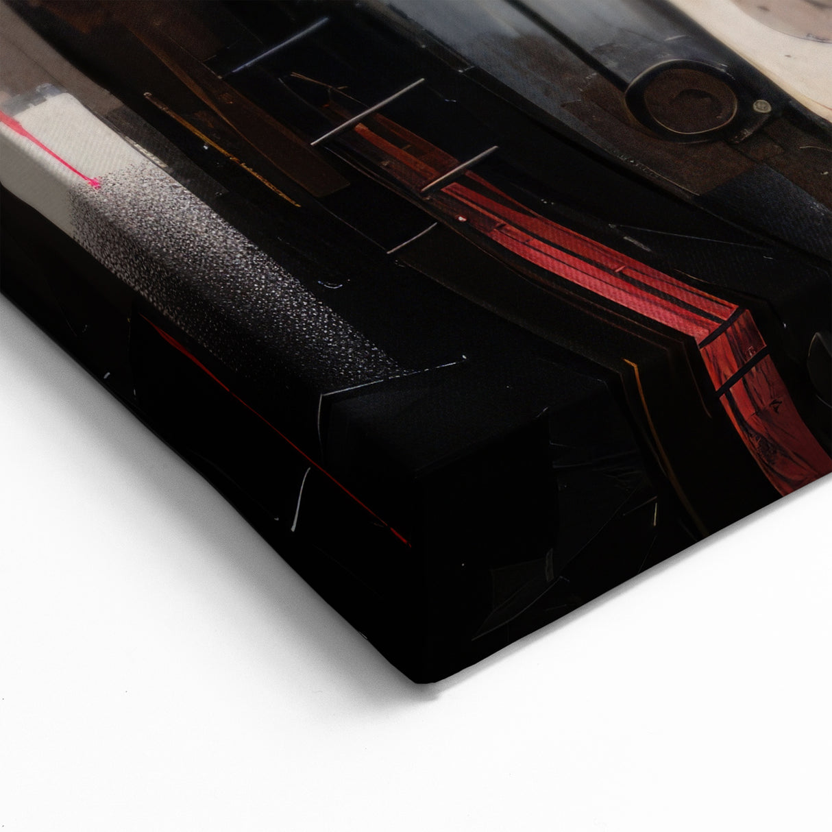 Abstract Cat Wall Art - Vibrant Cat Decor, Canvas & Framed Prints