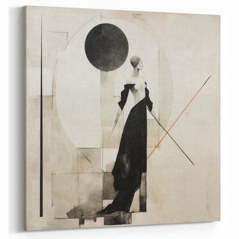 Minimalist Figurative Abstract Art - Modern Elegant Wall Decor