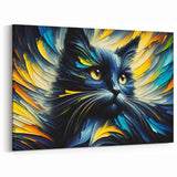 Dynamic Cat Wall Art - Vibrant Cat Decor, Canvas & Framed Prints