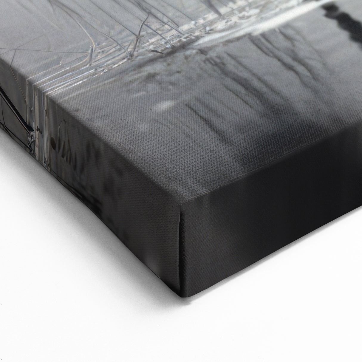 Egret Canvas Art - Serene Egret in Misty Morning Wall Decor