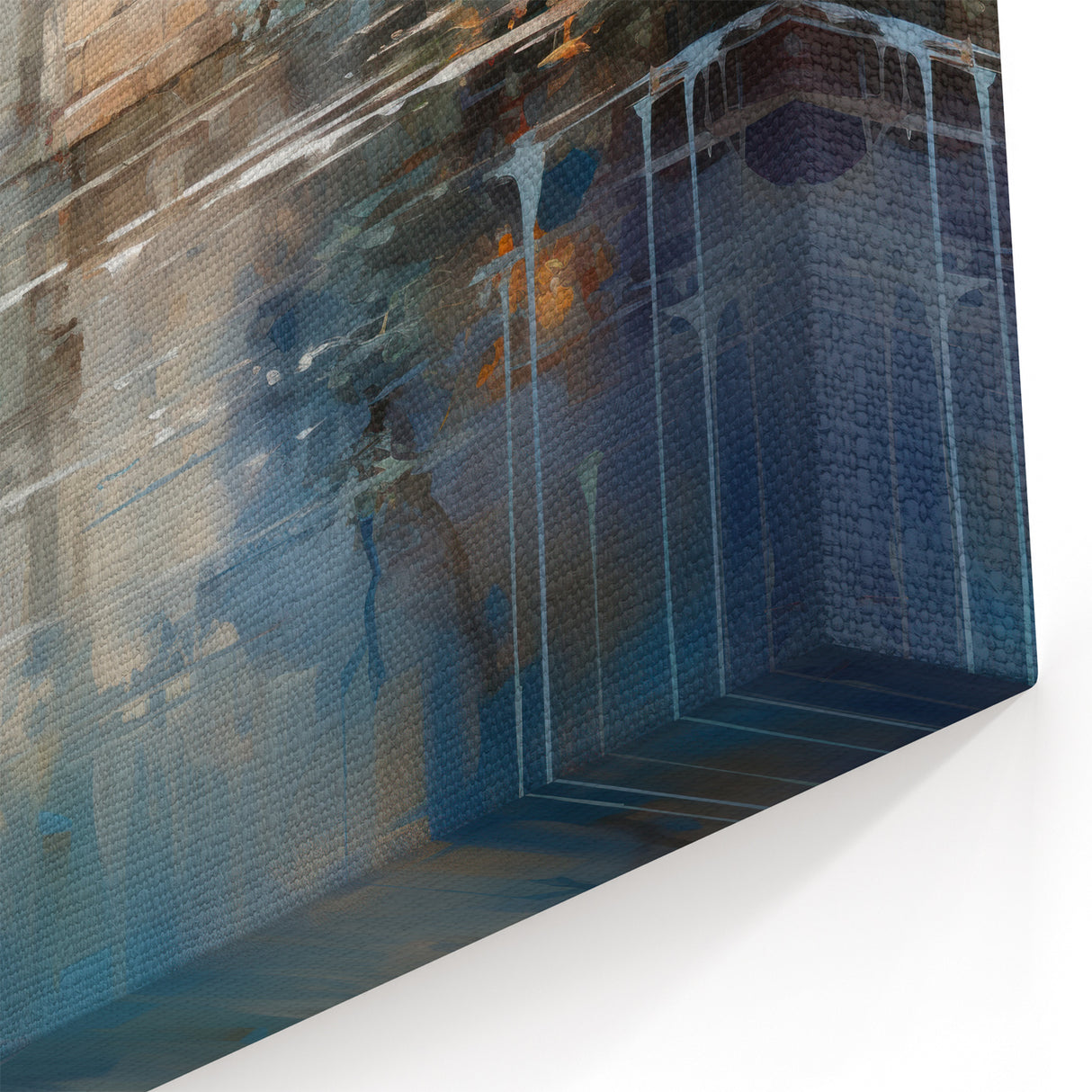 Egret Canvas Art - Graceful Egret in Garden Reflection Wall Decor