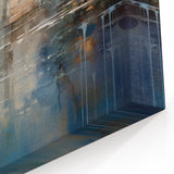 Egret Canvas Art - Graceful Egret in Garden Reflection Wall Decor