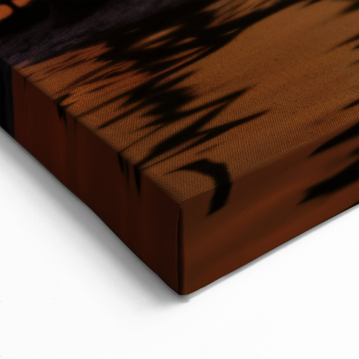 Heron Sunset Wall Art - Majestic Heron in Fiery Sunset Silhouette