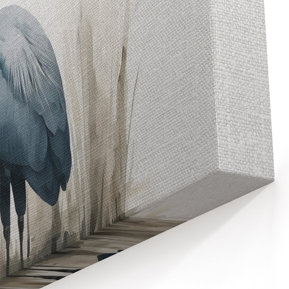 Elegant Heron Wall Art - Majestic Heron Canvas Print for Nature Lovers