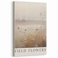 Minimalist Field Flowers Art - Serene Modern Botanical Wall Decor