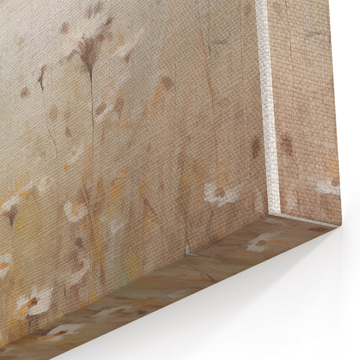 Minimalist Field Flowers Art - Serene Modern Botanical Wall Decor