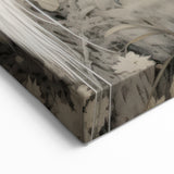 Elegant Egret Wall Art - Floral Egret Canvas Print for Serene Decor