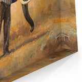 Elegant Elephant Wall Art - Earthy Toned Wildlife Canvas & Prints