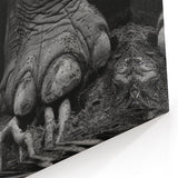 Elephant Foot Close-Up Art - Textured Wildlife Canvas & Prints