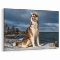 Majestic Husky Dog Art Prints - Dog Wall Decor for Nature Lovers