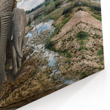Elephant Family Wall Art - Majestic Wildlife Canvas & Framed Prints