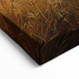 Golden Savannah Elephant Art - Majestic Wildlife Canvas & Prints