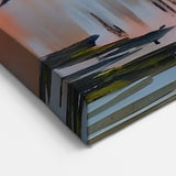 Dramatic Bird Wall Art - Vibrant Sunset Canvas Print for Bold Decor