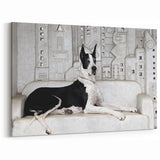 Elegant Great Dane in Urban Art Wall Decor - Dog Canvas Art & Prints