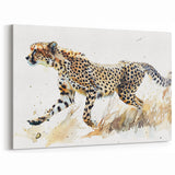 Elegant Cheetah Wall Art - Cheetah Canvas Art Print - Stunning Cheetah Decor