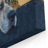 Relaxed Great Dane Art Prints - Dog Wall Decor for Cozy Spaces