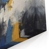 Vibrant Abstract Line Art | Textured Strokes and Lines Canvas