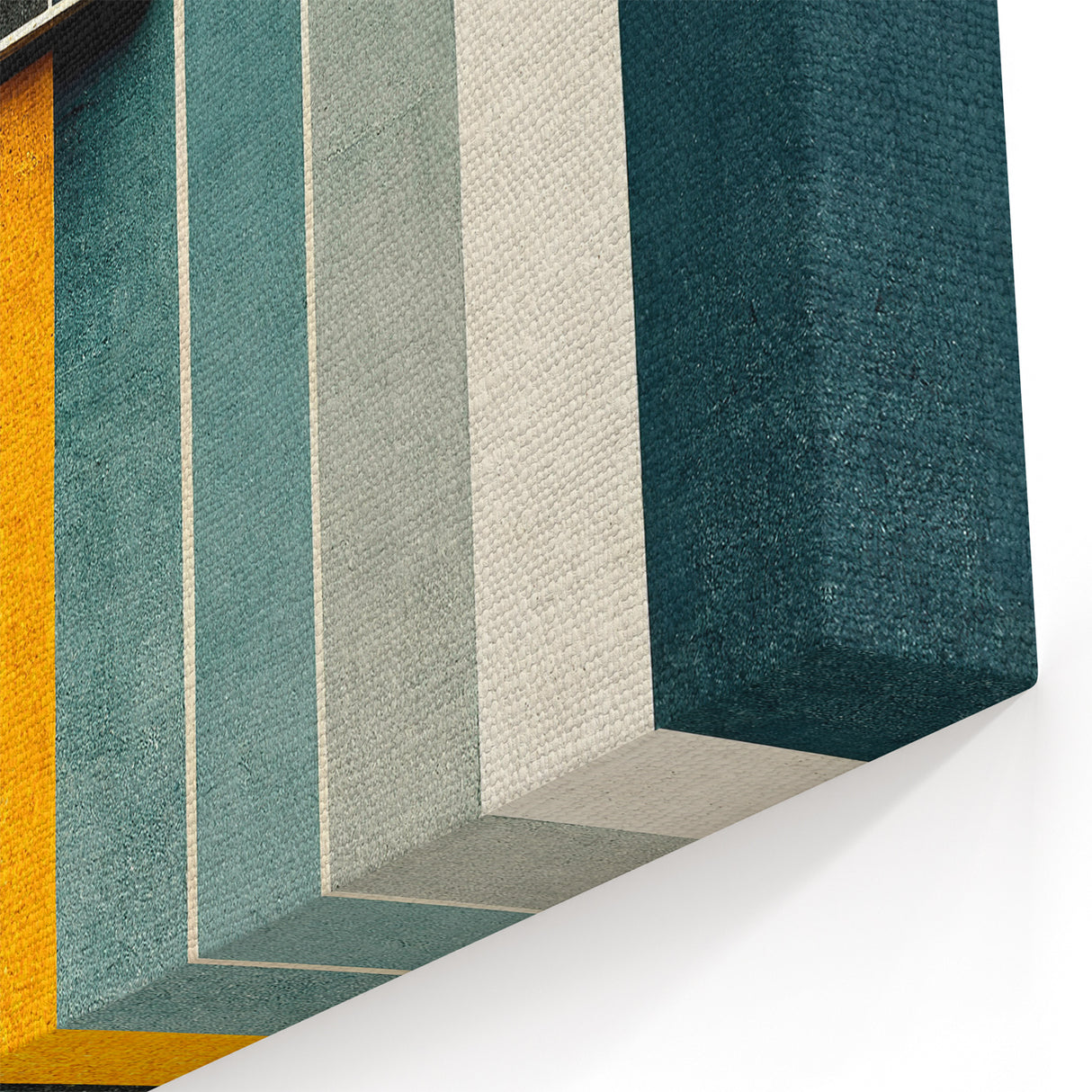 Modern Geometric Line Art | Bold Stripes and Lines Canvas