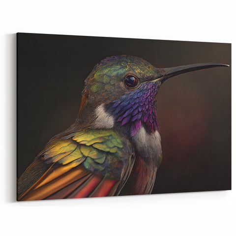 Majestic Hummingbird Wall Art - Elegant Hummingbird Decor & Print