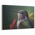 Serene Hummingbird Wall Art - Elegant Hummingbird Decor & Print