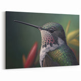 Serene Hummingbird Wall Art - Elegant Hummingbird Decor & Print
