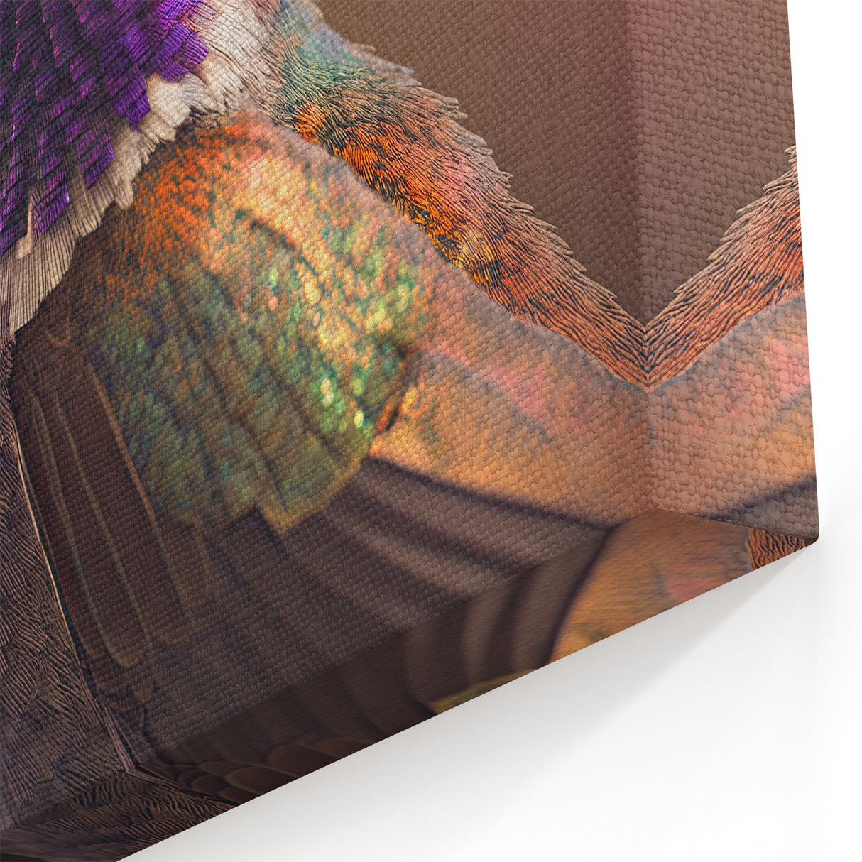 Radiant Hummingbird Wall Art - Colorful Hummingbird Decor & Print