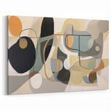 Minimalist Abstract Line Art | Geometric Shapes and Strokes Canvas