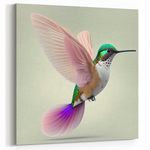 Delicate Hummingbird Wall Art - Elegant Hummingbird Decor & Print