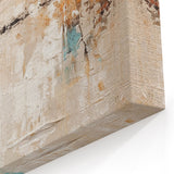 Vibrant Abstract Line Art | Earthy Tones and Textures Canvas