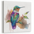Artistic Hummingbird Wall Art - Vibrant Hummingbird Decor & Print