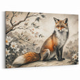 Fox Art Poster - Elegant Wildlife Wall Decor