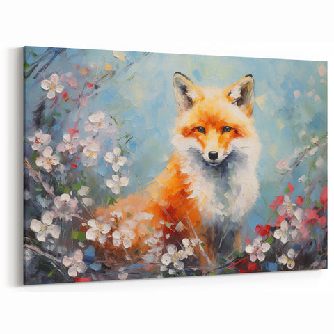 Charming Fox Wall Art - Nature-Inspired Canvas and Framed Prints