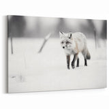 Fox Wall Art - Winter Wonderland Wildlife Decor