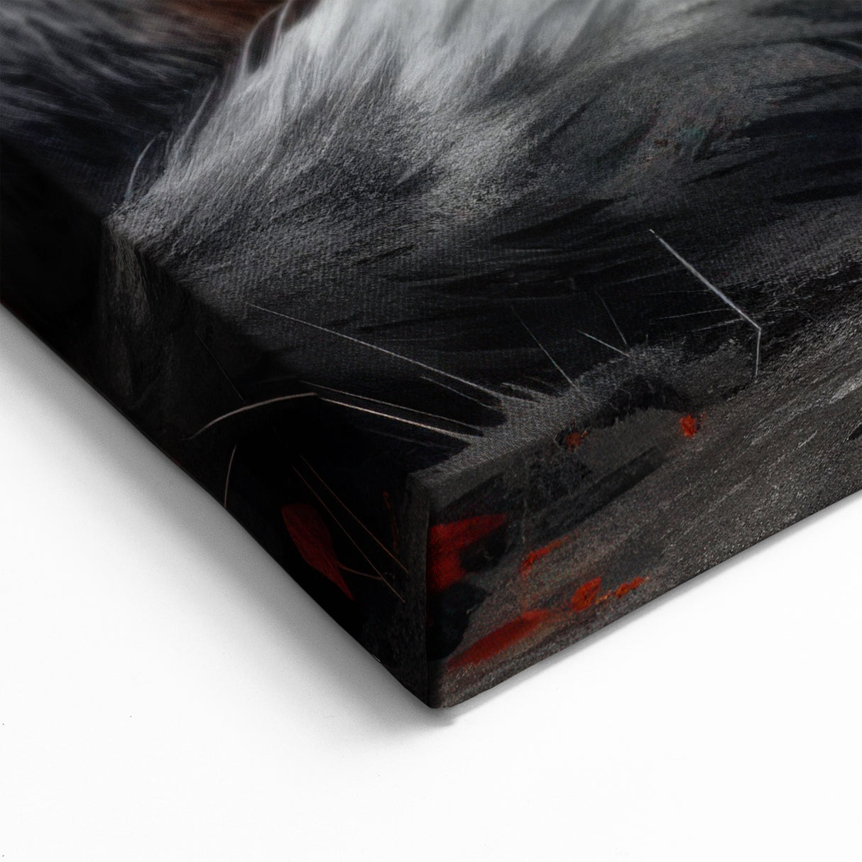 Vivid Fox Wall Art - Striking Red and Grey Canvas & Framed Prints