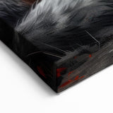 Vivid Fox Wall Art - Striking Red and Grey Canvas & Framed Prints