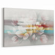 Soft Floral Abstract with Gentle Strokes Canvas Art Print