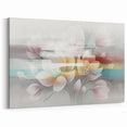 Soft Floral Abstract with Gentle Strokes Canvas Art Print