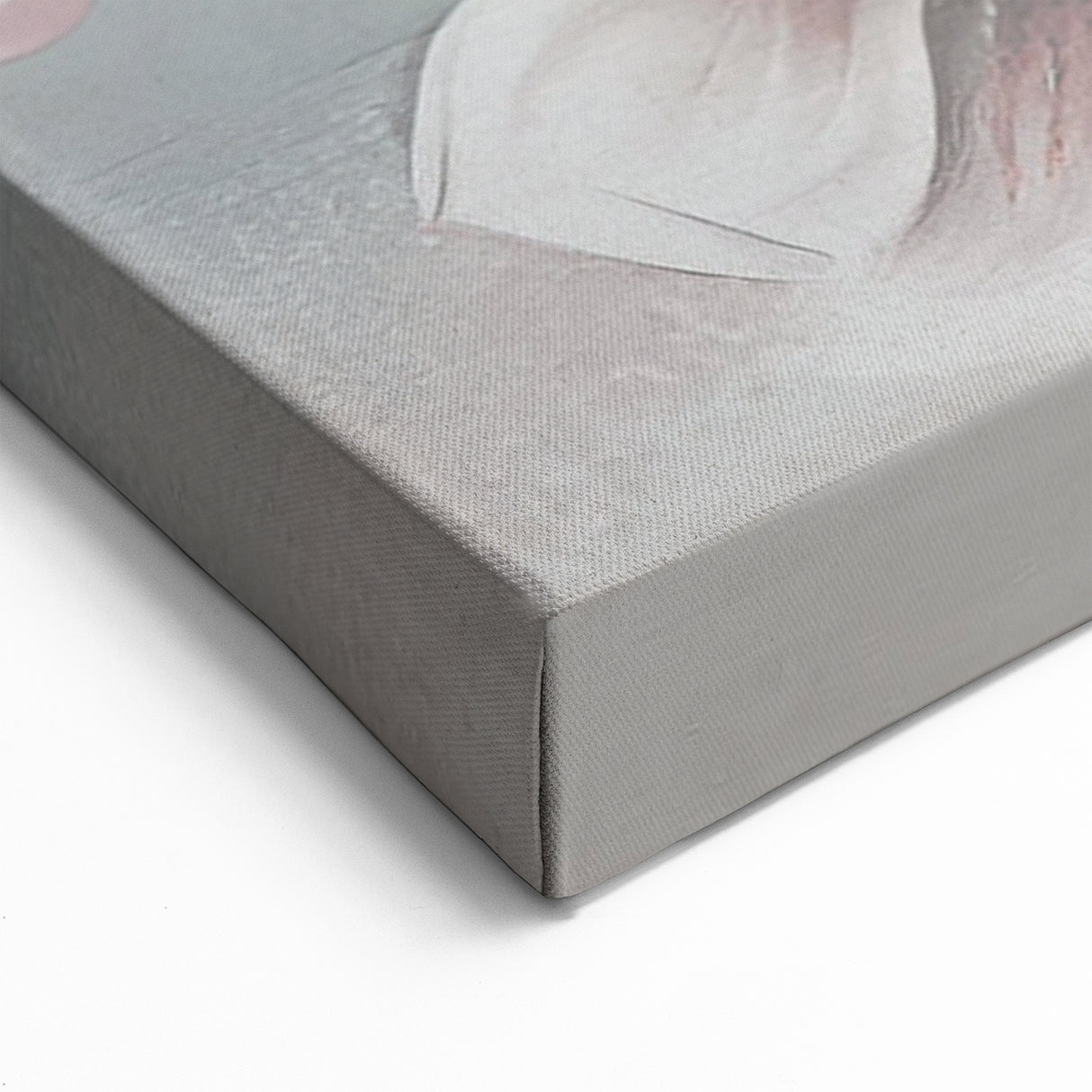 Soft Floral Abstract with Gentle Strokes Canvas Art Print