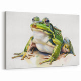 Realistic Frog Wall Art - Detailed Amphibian Canvas & Framed Prints