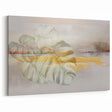 Elegant Leafy Strokes and Lines Abstract Art – Modern Wall Décor Canvas