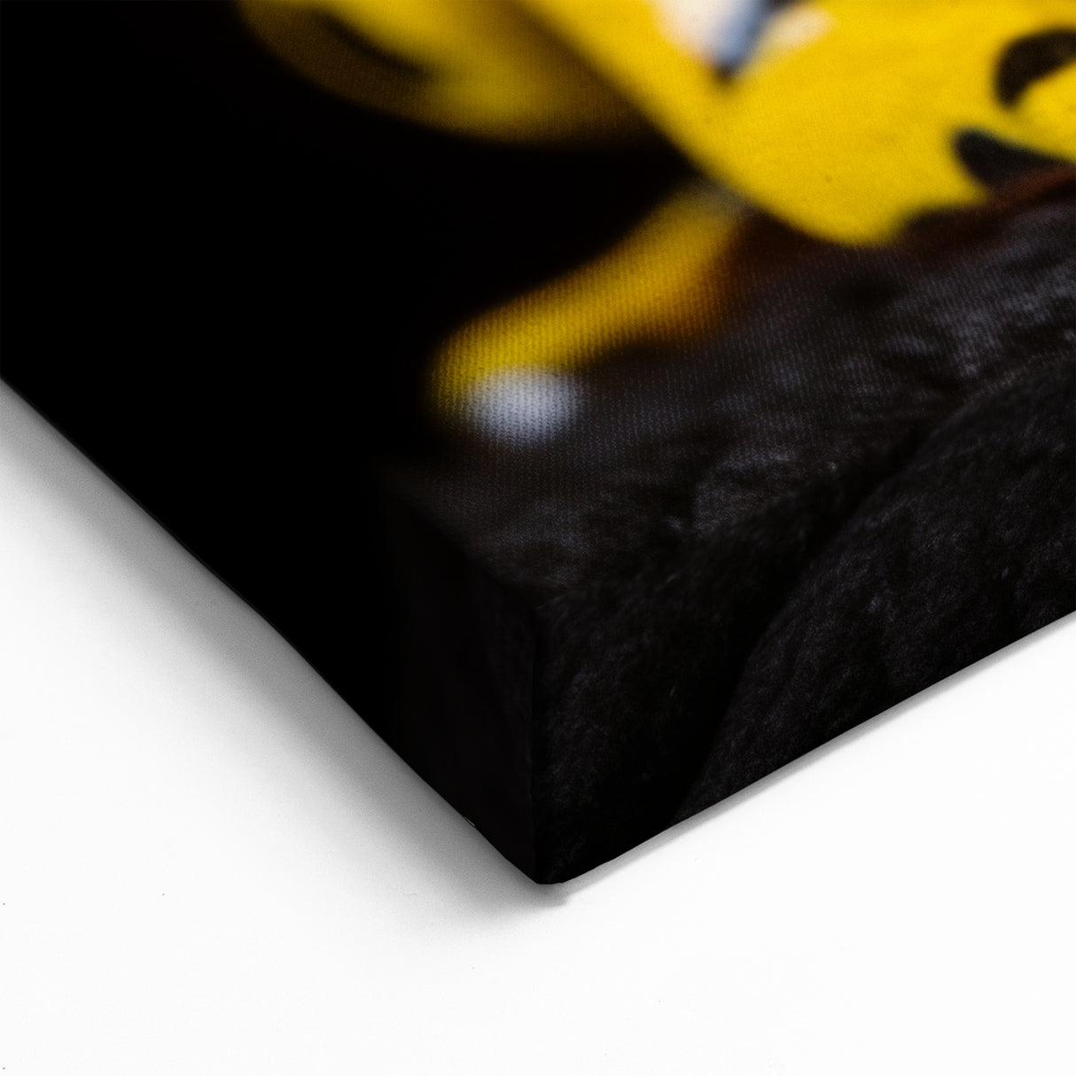 Yellow Poison Dart Frog Wall Art - Bold Amphibian Canvas Print Decor