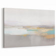 Serene Abstract Brush Strokes Art - Contemporary Minimalist Canvas