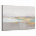 Serene Abstract Brush Strokes Art - Contemporary Minimalist Canvas
