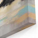Elegant Strokes and Lines Abstract Art - Modern Geometric Line Canvas